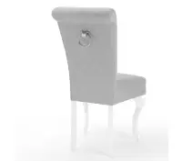 MERSO S62  krzesło kryształki biały połysk